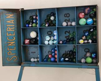 Vintage glass marble collection