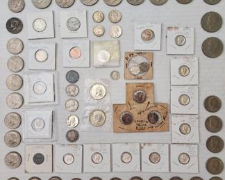 Collectible coins include: Silver dollars & silver half-dollars, 1940s Mercury dimes, Walking Liberty & Liberty head quarters, buffalo nickels, broadstruck coins, and more!