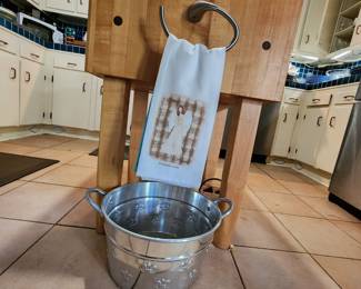 Boos Butcher block kitchen island