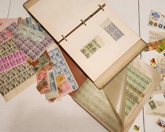 Sheets of stamps, antique/old stamps from the 1800s and turn of the century. Canceled and Uncanceled