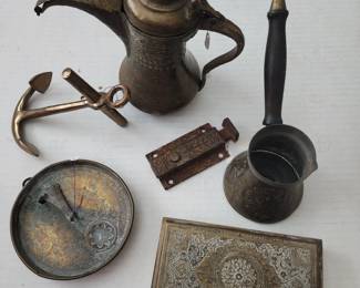 brass collection gathered from world travels