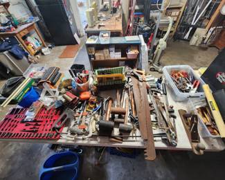 Hand tools, hammers, hand saws, and lots more!