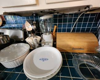 blender, utensils, breadbox and more