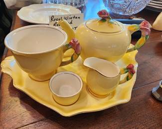 Royal Winton Rosebud Breakfast set