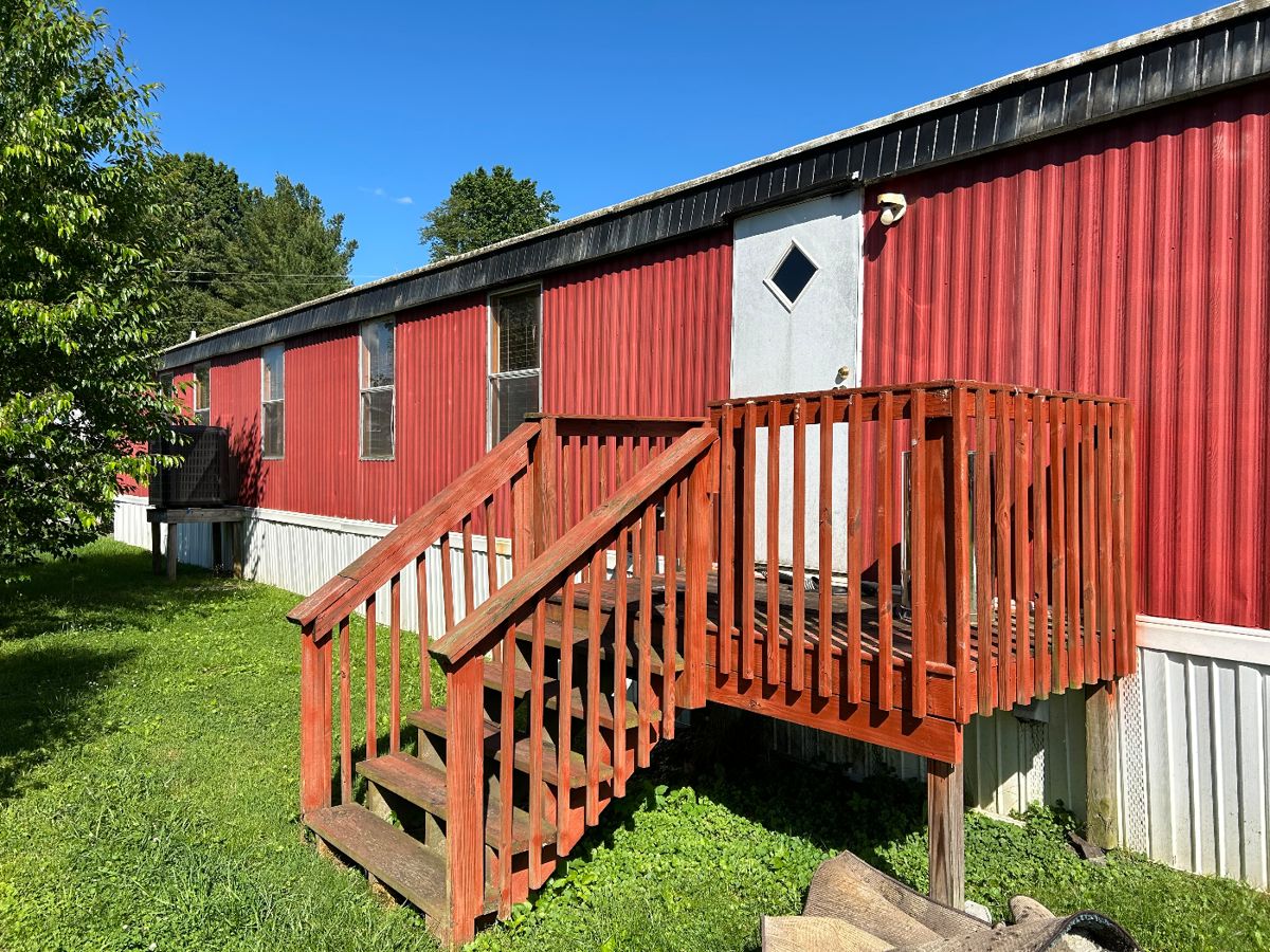 Mobile home and gazebo and bul