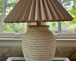 Texturized Ceramic Lamp