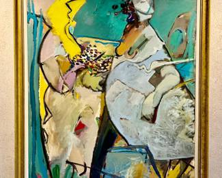 Oil on Canvas, Signed M. Rosentalis 1987