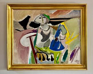 Oil on Canvas, Signed M. Rosenthalis '84