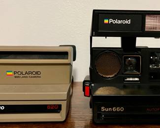 Polaroid Amigo (left) & Polariod Sun 660 (right) Cameras 