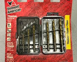 New Vermont American Drill Bit Set 