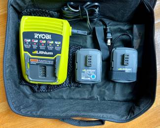 Ryobi Lithium Battery Chargers & Batteries