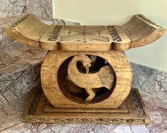 Ashanti Sankofa Stool 