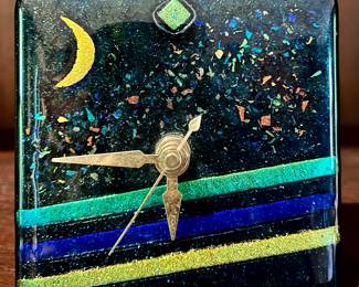 Art Glass Clock