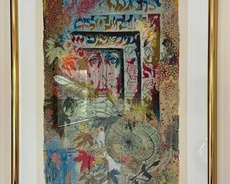 Seasons of Man "Maze," Signed Shraga Weil Serigraph 61/400