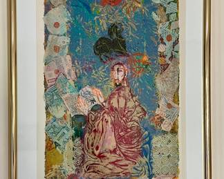 Seasons of Man "Temple," Serigraph, Signed Shraga Weil 61/400