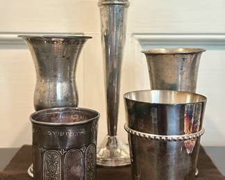 Sterling Silver Cups & Vases