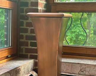 Tall Brass Planter