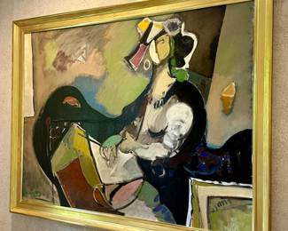 Oil on Canvas, Signed M. Rosenthalis 