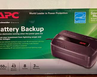 (2) New APC Battery Backups 