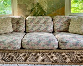 Jay Spectre Collection for Century Furniture Wicker Sofa