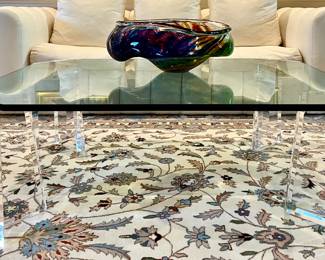 Acrylic & Glass Coffee Table