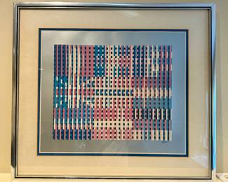 Framed Agam Poster