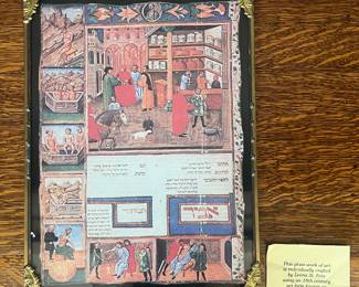 Glass Work, Signed Leona M. Fein