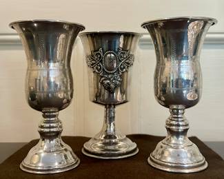 Sterling Silver Kiddish Cups