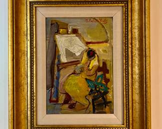 Oil on Canvas, Signed M. Rosentalis