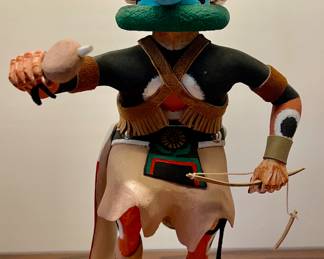 "Blue Badger" Hopi Indian Carving