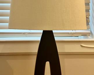 (2) Crate & Barrel Sylvan Table Lamps