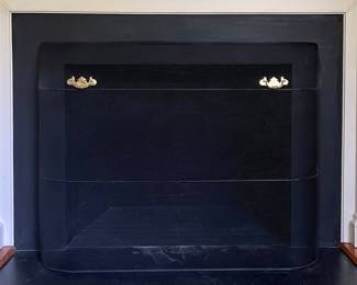 Fireplace Screen with Brass Handles