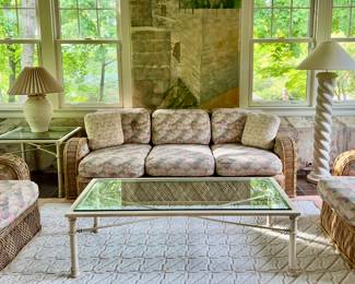 Iron & Glass Coffee Table