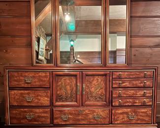 Bassett Furniture Dresser & Mirror