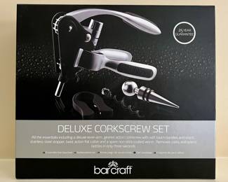 New Bar Craft Deluxe Corkscrew Set
