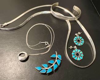 Sterling Silver Necklaces, Bracelets & Earrings