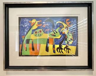 Joan Miro framed print