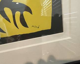 Joan Miro framed print