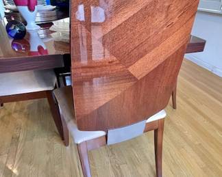 beautiful dining table with 6 chairs