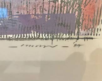 2 signed artist proof  litho by Chad Buck