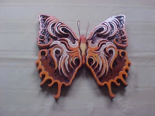 Beautiful Large Wooden Butterfly.
