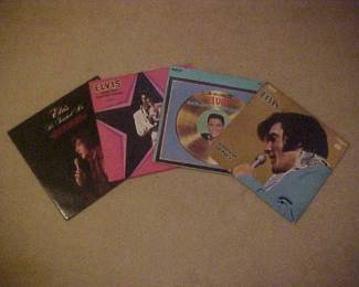 Lots of Vintage Elvis LPs and many other Artists.  Large Selection.