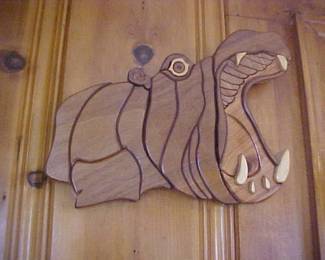 Wooden Hippo