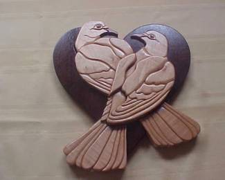Wooden Doves