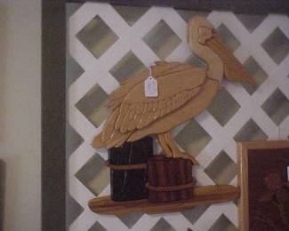 Wooden Pelican