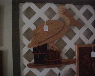 Wooden Pelican