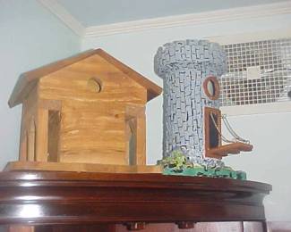 Beautiful Handmade Birdhouses.  Over 20 in all.