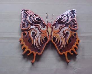 Beautiful Large Wooden Butterfly.