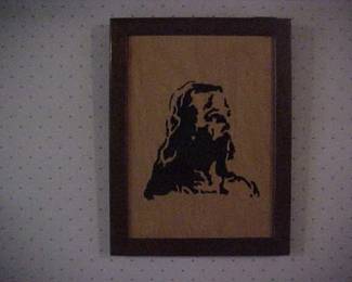 Wooden Plaque of Jesus