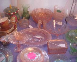 Pink Depression Glass